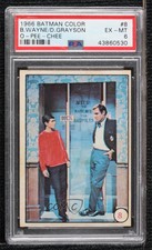 1966 O-Pee-Chee Batman Bat Laffs Bruce Wayne Dick Grayson #8 PSA 6 fm0