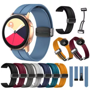Armband Uhrenarmband für Samsung Galaxy Active2 Ersatz Silikon Armband 20 mm - Bild 1 von 16