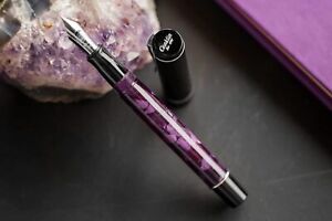 Conklin Duragraph Fountain Pen - Fine Nib Fountain Pen, Purple Nights - A Lux...