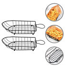 2Pcs Metal Wire Fast Food Baskets for Snacks and Fries-FI