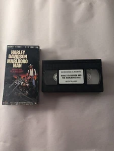 VHS 1991 Harley Davidson and the Marlboro Man Full Length Screening Promotional - Picture 1 of 7