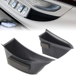 2x Front Door Handle Armrest Storage Box For Mercedes Benz S Class W222 14-17 - Picture 1 of 9