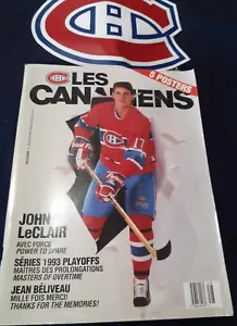 JOHN LeCLAIR MAGAZINE #1 1993-94 SEASON MONTREAL LES CANADIENS PATRICK ROY - Bild 1 von 3