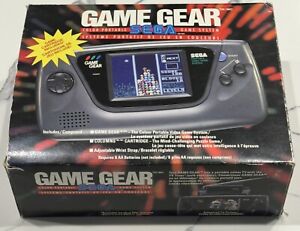 Sega Game Gear Handheld VGC/NM Console 2110 Complete Box CIB Manual TESTED