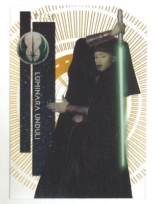 2015 Topps Star Wars (High-Tek) Gold Diffractor 3/50 - #67 Luminara Unduli - Image 1 of 4