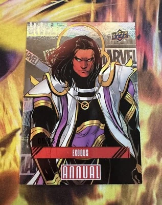 2023-2024 Upper Deck Marvel Annual Hologram Exodus #26  09/23  - Image 1 of 3