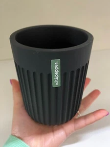 2 x BNIB Salt & Pepper Cult Toliet Brush Holder Black 10x35.5cm RRP80 - Picture 1 of 4