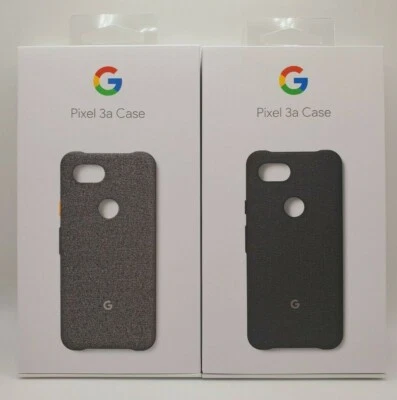Authentic Google Fabric Case For Pixel 3a Only - Carbon Black, Fog Gray Or Blue - Image 1 of 2