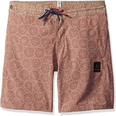 New Volcom 4Way Stretch Flour Jammer Mens Trunks Boardshorts Short SHRT-88 - Image 1 of 2