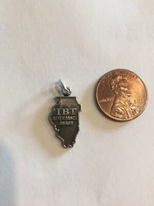 Vintage Sterling Silber IBT Attendance Award, Charm, Top! - Bild 1 von 4