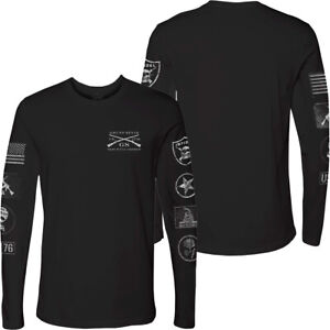 Grunt Style Patch Long Sleeve T-Shirt - Black