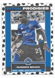Ousseni Bouda San Jose Earthquakes 2023 Topps MLS Pitch Prodigies Tile RC #142 - Picture 1 of 1