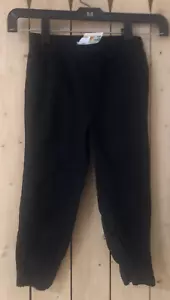 * GARANIMALS * BLACK PANTS * UNISEX KIDS SIZE 4T * ELASTIC WAIST BOTTOMS - Picture 1 of 2