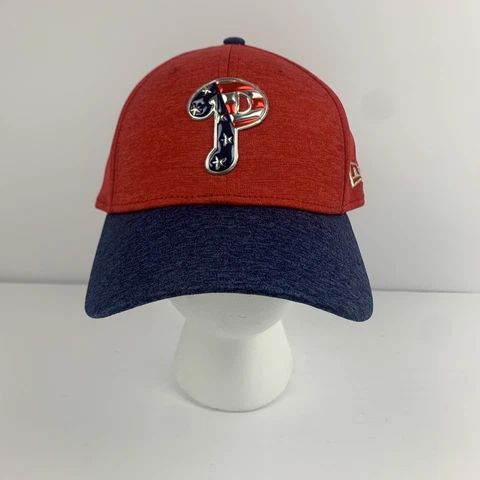 MLB Philadelphia Phillies American Flag Logo New Era 39Thirty Cap Size S/M Cover