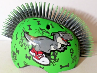 Children Safety Helmet ~ Dinosaur Mohawk Protective  Gear ~ XS ~ Raskullz - Image 1 of 3