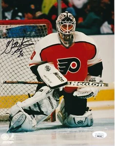 Foto firmada/autografiada de Garth Snow de los Philadelphia Flyers 8x10 JSA 158499 - Imagen 1 de 3