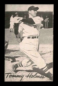 1947 Homogenized Bond #19 Tommy Holmes   NM X2406592