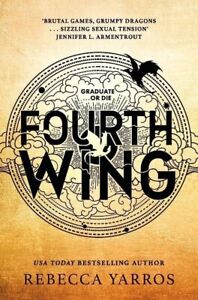 The Empyrean Series Fourth Wing by Rebecca Yarros (PAPERBACK 2023) - NEW
