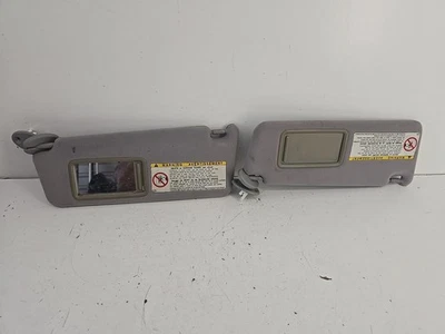 2006-2011 Lexus GS300 GS350 GS430 Driver Passenger Side Sun Visor Pair Set Gray - Image 1 of 4