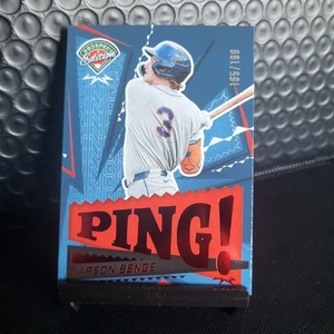 ❤️ 2024 Panini Prospect Edition Ping! Red #24 Carson Benge /199 PRC Mets 💎 - Picture 1 of 4