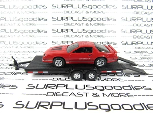 Johnny Lightning LOOSE Red 1989 CHEVROLET CAMARO Z/28 IROC-Z w/Car Trailer Queen - Picture 1 of 9