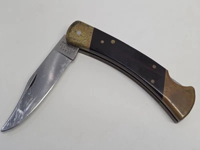 Cuchillo Plegable Grande Vintage Sears EE. UU. Acero Inoxidable 95416 Bloqueo Foto 1 de 4