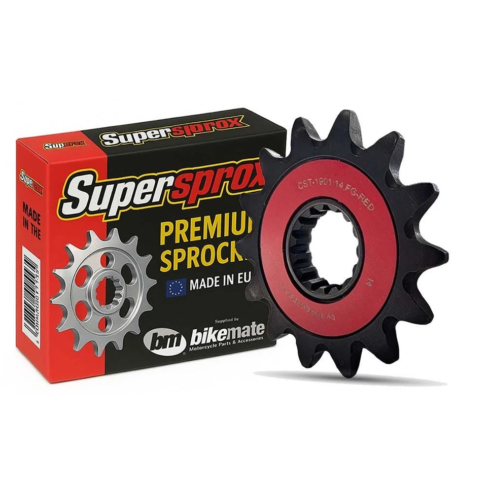 Piñón delantero forjado 520-13T rojo para Husqvarna FC 250 2014 2015 2016 2017 Foto 1 de 1