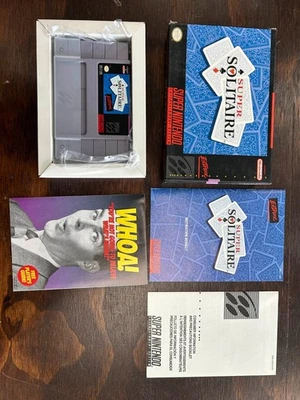 Super Solitaire (Super Nintendo SNES) komplett - getestet - original - Bild 1 von 2