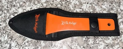 Elk Ridge Blaze Orange Stainless Steel Throwing Knives 3 Pack  ER-TKFIX005 Foto 1 de 2