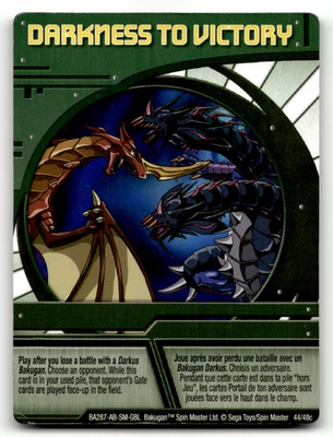 Bakugan Card - Darkness to Victory (Dragonoid Hydranoid) Ability Battle Brawlers - Image 1 of 2