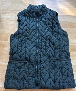 COLDWATER CREEK Puffer Vest Zip-up Vest w/Zippered Pockets Women’s Medium - Picture 1 of 5
