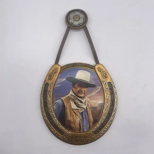 John Wayne Legendary Cowboy Wall Decor Bradford Exchange Thundering Justice - Picture 1 of 5