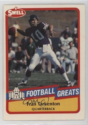 1989 Swell Football Greats Fran Tarkenton #138 HOF - Image 1 of 2