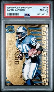 1996 Pacific Dynagon #P48 Barry Sanders PSA 8 - POP 6, nessuno più alto! - Foto 1 di 2