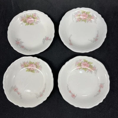 Juego de 4 platos Johnson Bros. England Butter Pats de fecha 1902 3" de ancho Foto 1 de 4