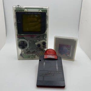 Original Nintendo Play It Loud Clear Gameboy Konsole DMG-01 signiert von Calbayrac - Bild 1 von 17
