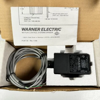 Sistema de control de movimiento escáner fotográfico Warner Electric MCS-636-2 caja abierta Foto 1 de 4