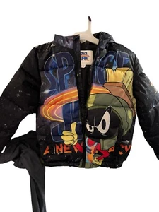 Members Only Space Jam Kids Boys Windbreaker Jacket 10/12 - Picture 1 of 5