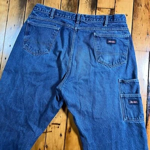 Dickies Men’s 38x30 Loose Fit Jeans Relaxed Carpenter Baggy Y2K Grunge Blue - Picture 1 of 13
