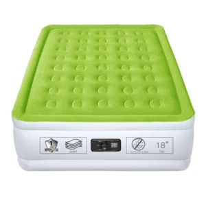 NEW YENING FULL SIZE AIR MATTRESS w/BUILT IN PUMP RAISED DOUBLE BLOW UP BED - Picture 1 of 7
