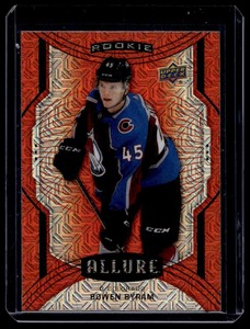 2020-21 Upper Deck Allure Orange Bowen Byram RC Colorado Avalanche #149