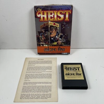 🔥The Heist (Colecovision, Micro Fun) Game Complete In Box CIB RARE🔥 - Image 1 of 4