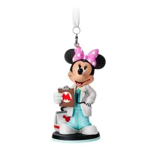 DISNEY MINNNIE MOUSE NURSE FIGURAL ORNMANET NEW WITH TAGS 2022 NEWEST RELEASE - Picture 1 of 2