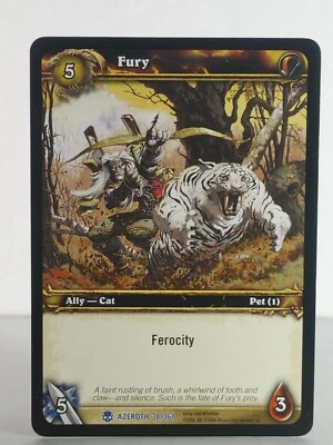 Fury - Heroes of Azeroth  - 38/361 - World of Warcraft TCG - Rare - Image 1 of 4