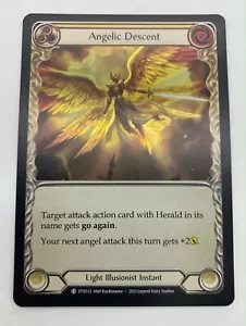 Angelic Wrath Casi Nuevo/M* Lámina Oscuro hasta el Amanecer Carne y Sangre 036 AMARILLO - Tarjetas sin Limitación - Imagen 1 de 1