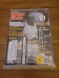 STILL SEALED SPORTS CARDS MAGAZINE NOVEMBER 1994 FRANK THOMAS COVER WHITE SOX - Picture 1 of 2