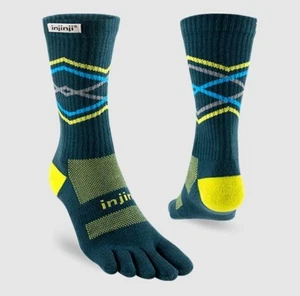 Injinji Trail Midweight Crew Socks - Picture 1 of 12