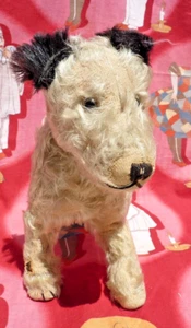 ANCIEN OURS en PELUCHE BICOLORE figurant un CHIEN trop mignon mais usé! - Imagen 1 de 20