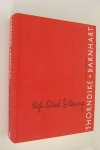 Thorndike Barnhart High School Dictionary 1968 copyright 5th ed - Imagen 1 de 2