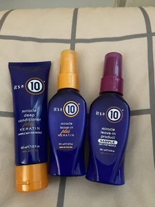 ITS A 10 MIRACLE LEAVE IN PLUS KERATIN 2oz Pack of 3 - Picture 1 of 1
